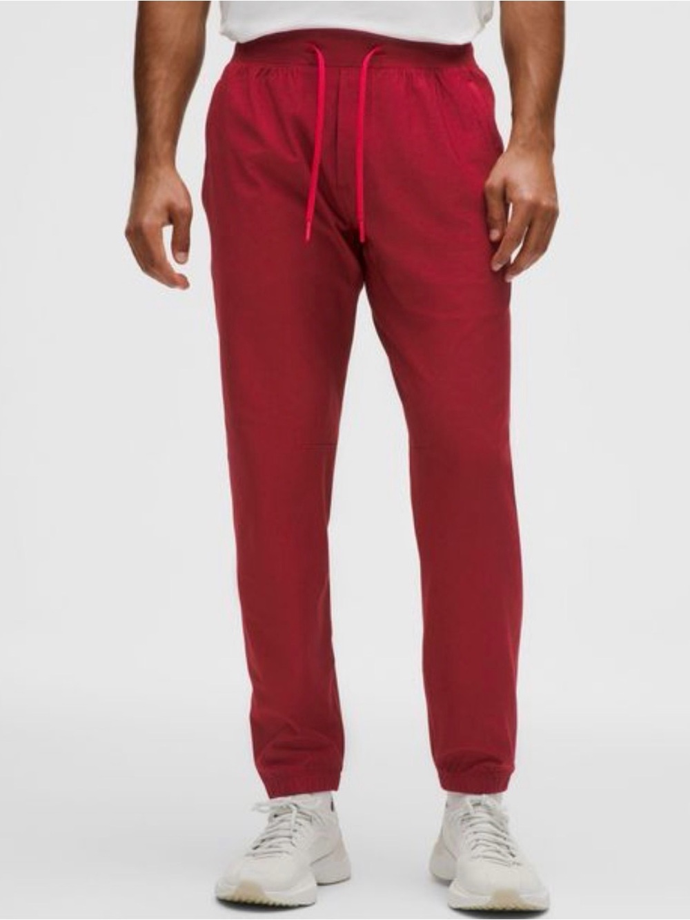 Lululemon Knit Warm-Up Jogger Regular NWT Oxford Red/Burgundy Bay Men’s Large